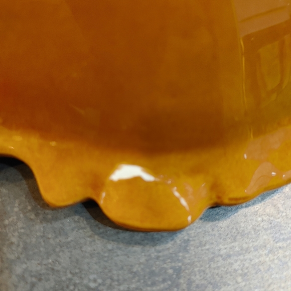 Large vintage Belgo pottery dish - Picture 6 of 6